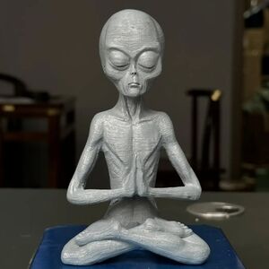 Gray Meditation Alien‎ Meditation Figure Statue